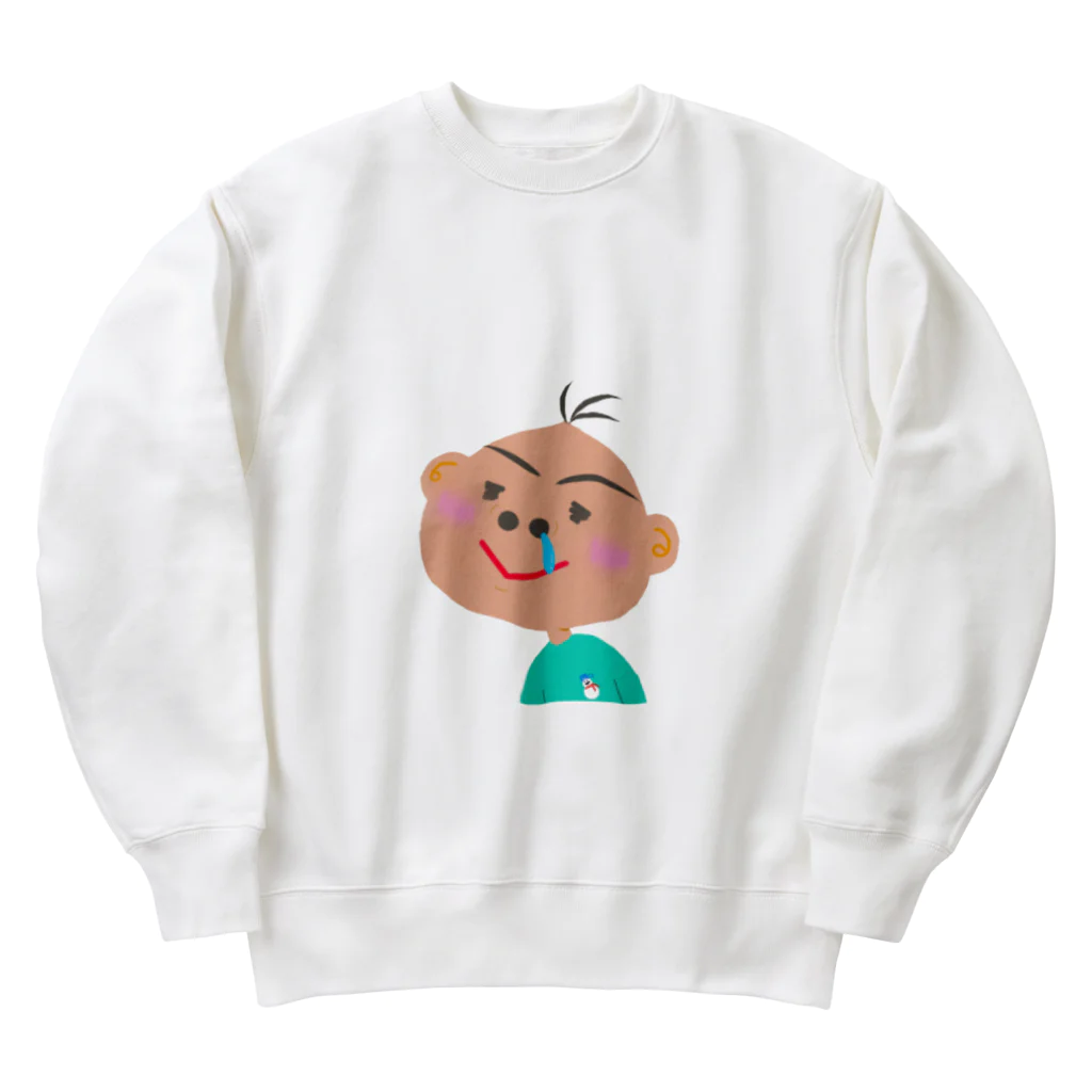 ザ☆めんまのお店の笑太郎（えみたろう） Heavyweight Crew Neck Sweatshirt