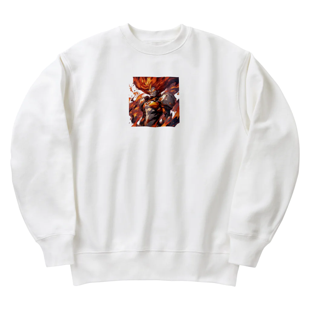 gratefulの炎 Heavyweight Crew Neck Sweatshirt