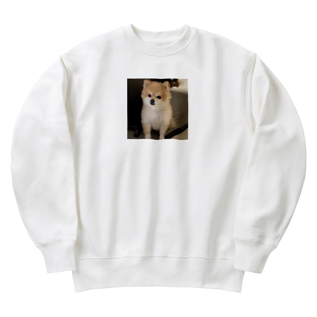 maru1515の愛犬プリン Heavyweight Crew Neck Sweatshirt