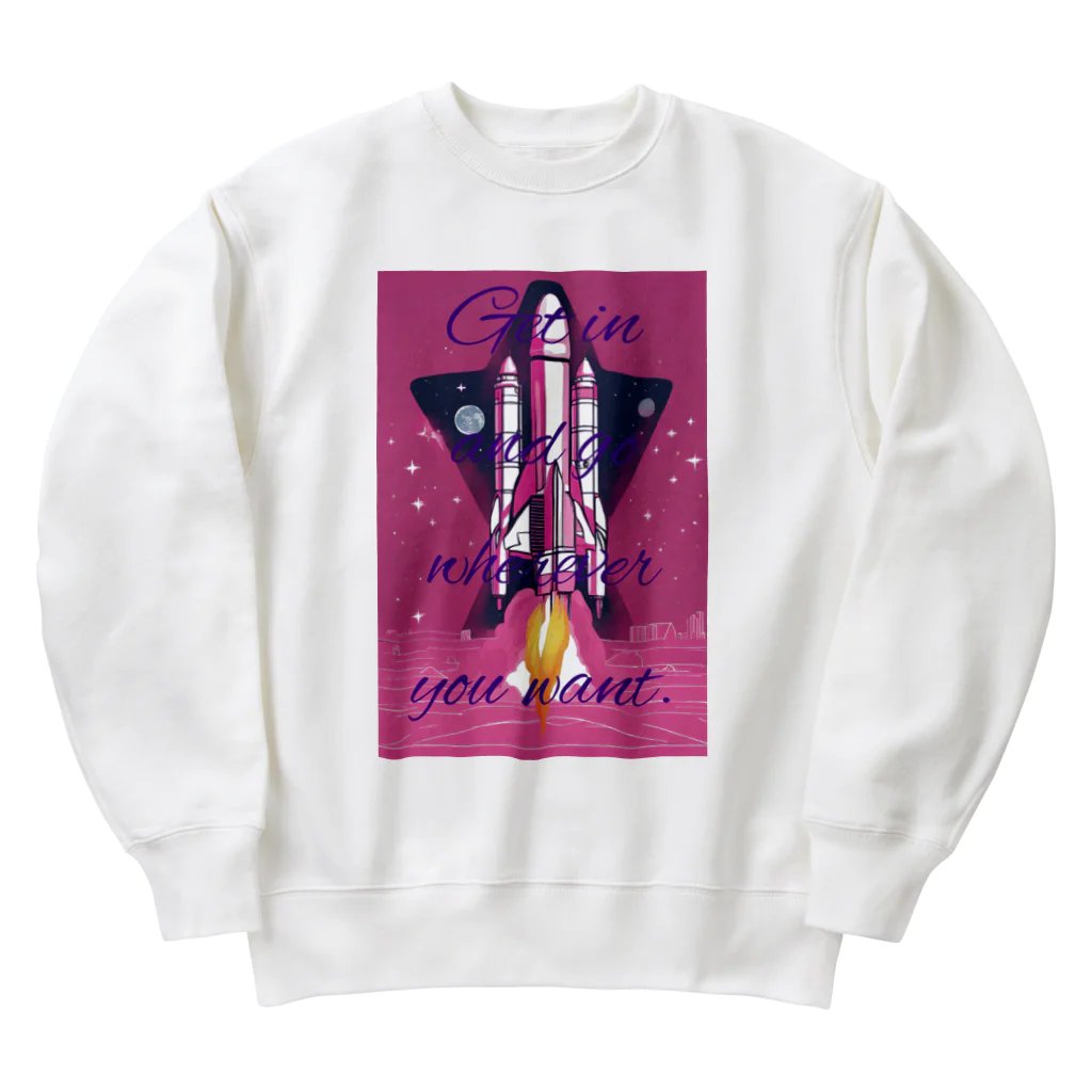 MY.LILILALAの好きなところへ行こう Heavyweight Crew Neck Sweatshirt