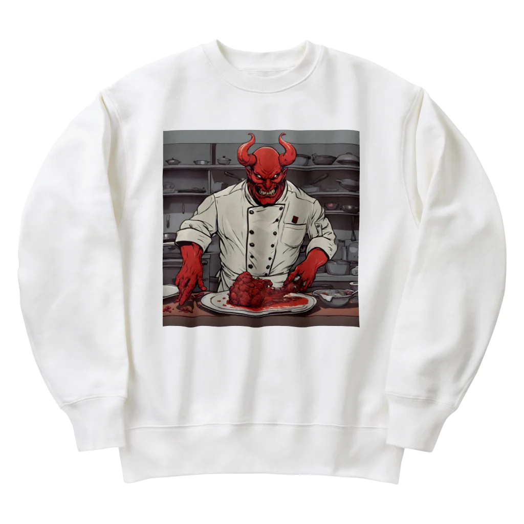 d-design-labのdevil's cookingグッズ Heavyweight Crew Neck Sweatshirt