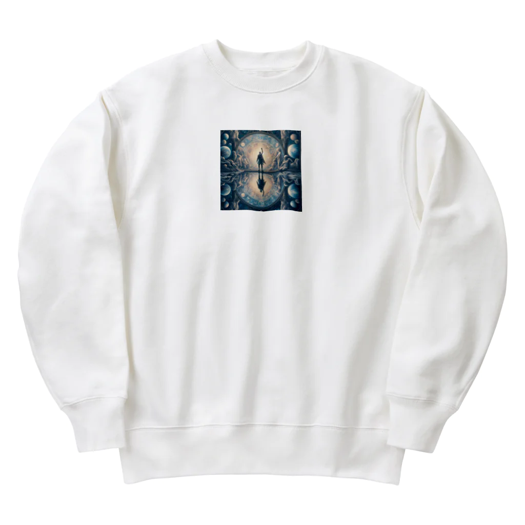 Schiele_sarieriの省察されぬ生は生きるに値せず Heavyweight Crew Neck Sweatshirt