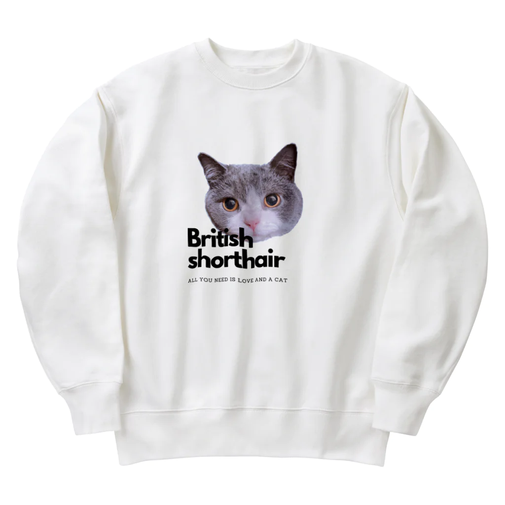 leoncatのBritish Love Heavyweight Crew Neck Sweatshirt