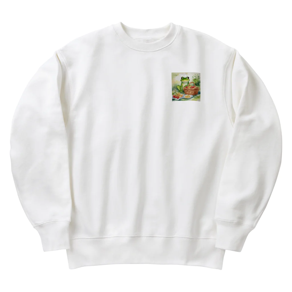 yuko_uのハピケロ〜ピクニック Heavyweight Crew Neck Sweatshirt