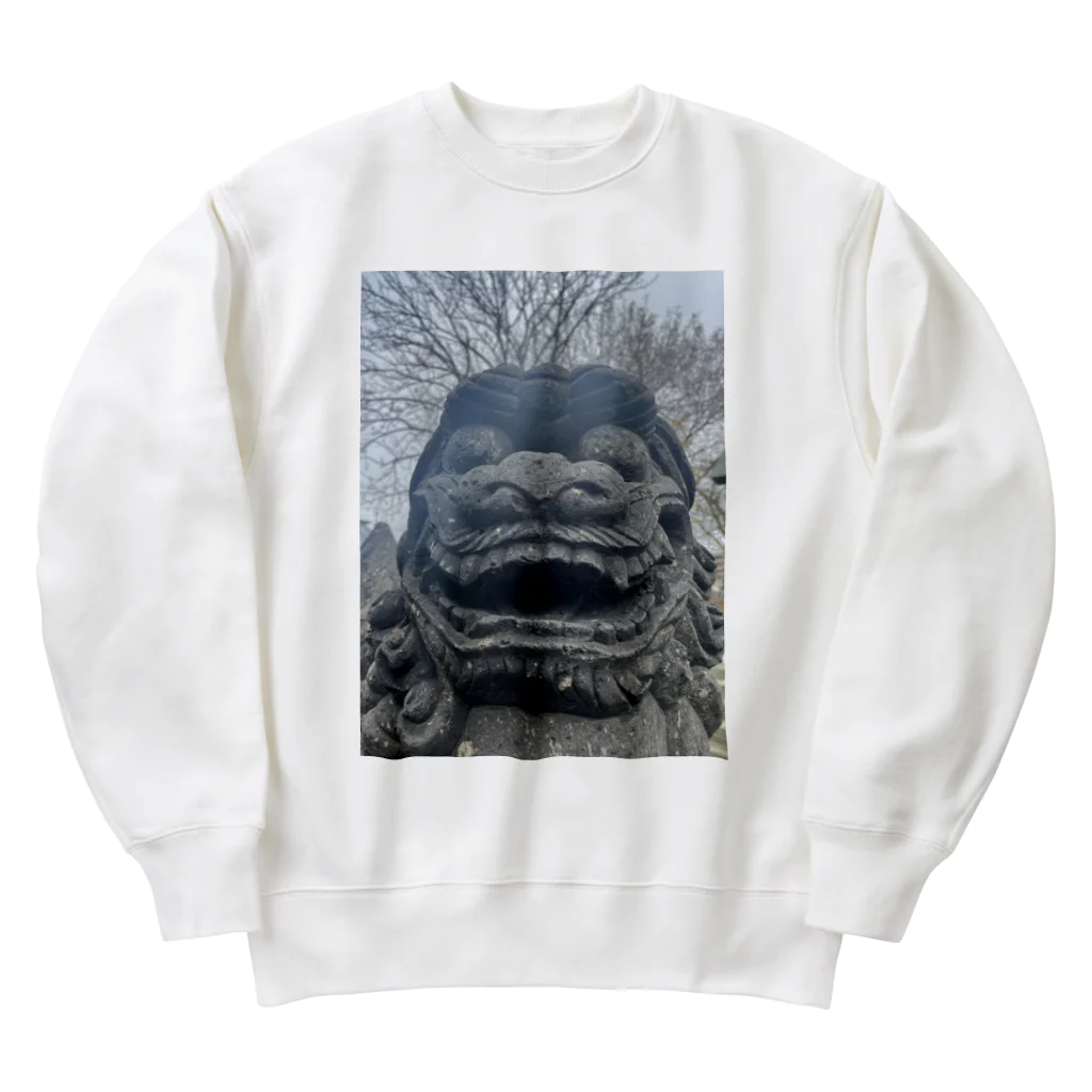 ホリリン@カリスマエディターの狛犬① Heavyweight Crew Neck Sweatshirt