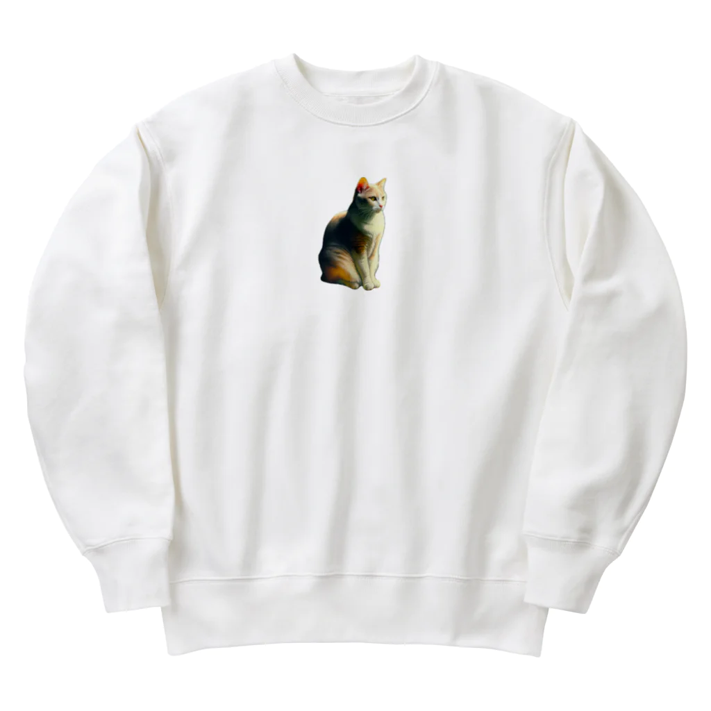 Motonokiの仮）ネコしゃん Heavyweight Crew Neck Sweatshirt