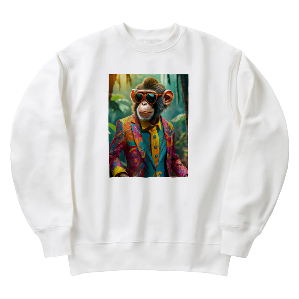 店主くにさんの推しショップのファンキーモンキーサングラス Heavyweight Crew Neck Sweatshirt