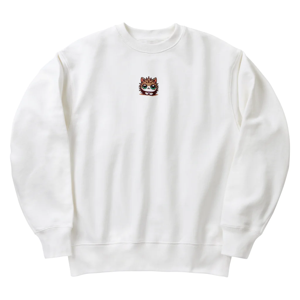 Hiro.Nozのトゲトゲねっこ Heavyweight Crew Neck Sweatshirt