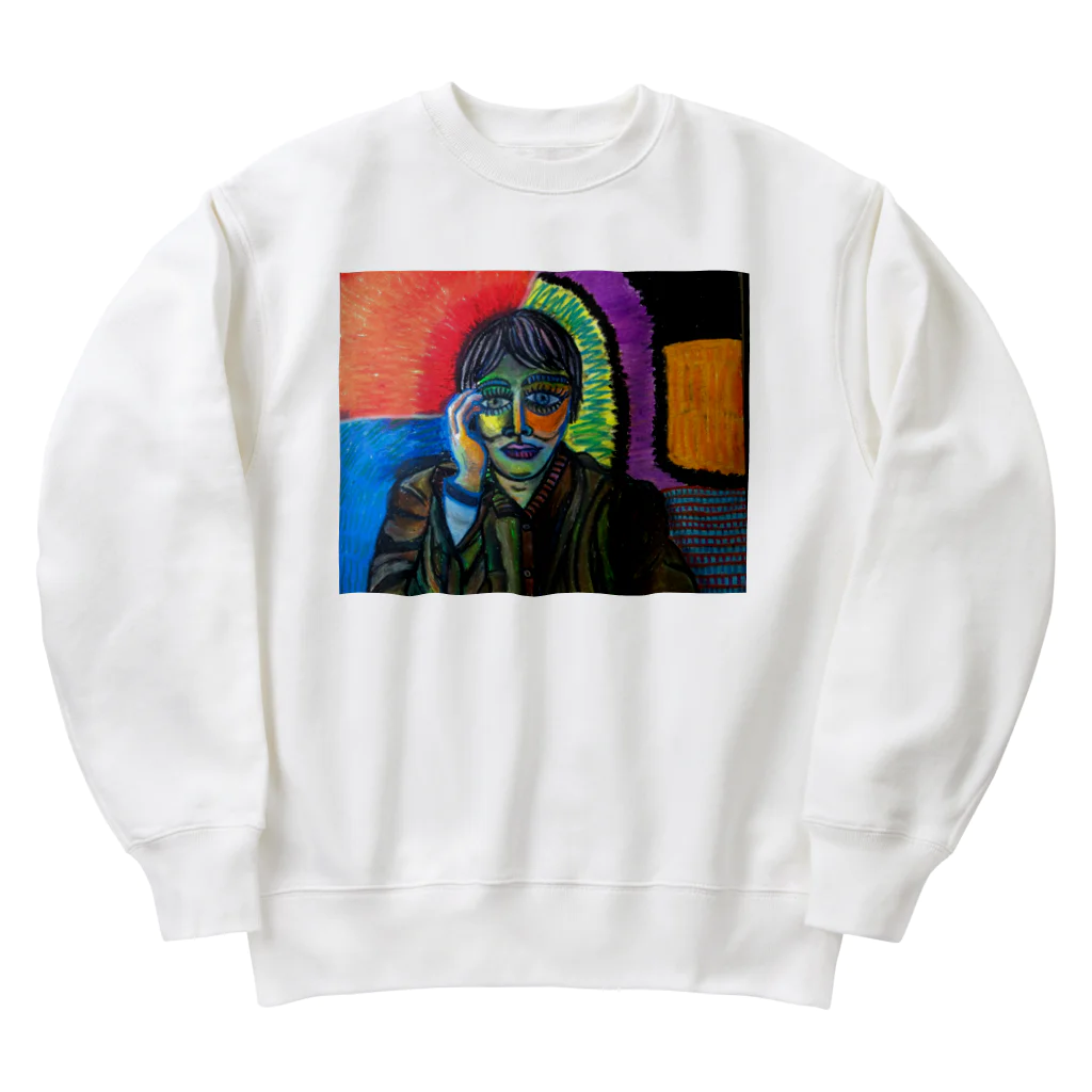 玉ねぎが双子の兄弟です。🧅の遊び心 Heavyweight Crew Neck Sweatshirt