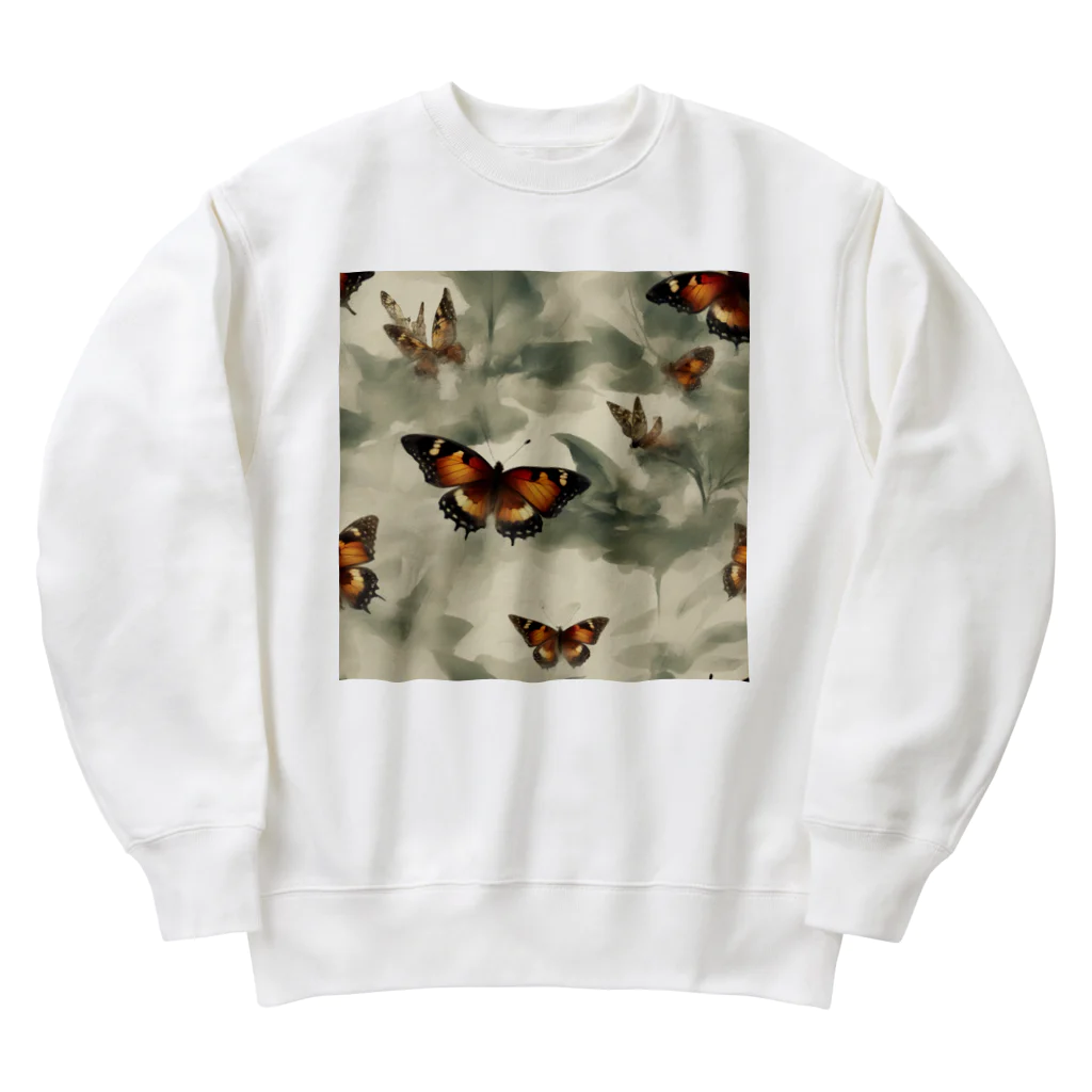 PRINCESSの現実の蝶 Heavyweight Crew Neck Sweatshirt