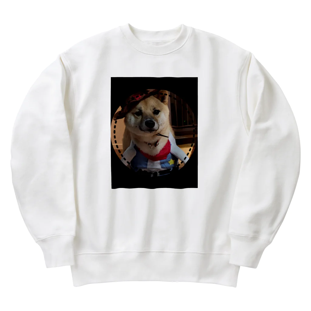 117hibikiの柴犬COOUo･ｪ･oU Heavyweight Crew Neck Sweatshirt