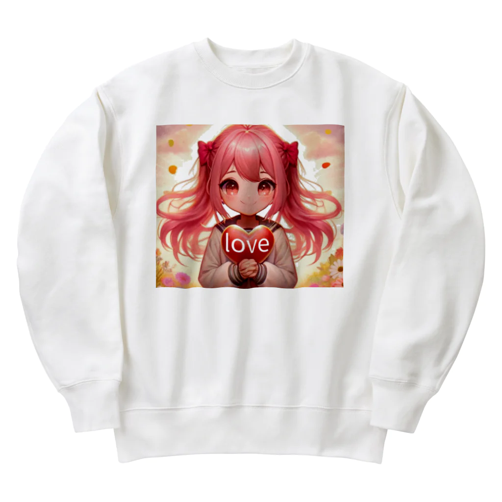 Maverick-JPのCute girl Momoko-chan Heavyweight Crew Neck Sweatshirt