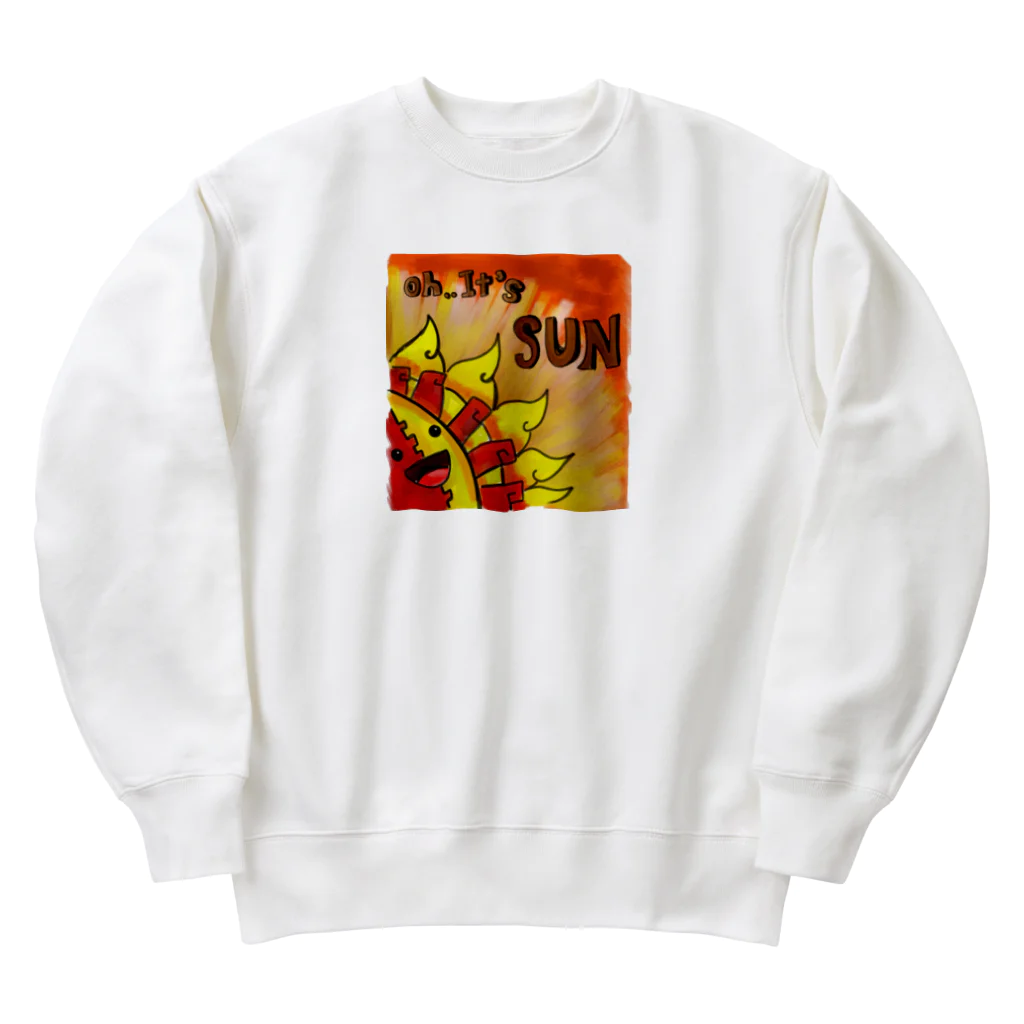 patroom(柄)のザッサン(太陽くん) Heavyweight Crew Neck Sweatshirt