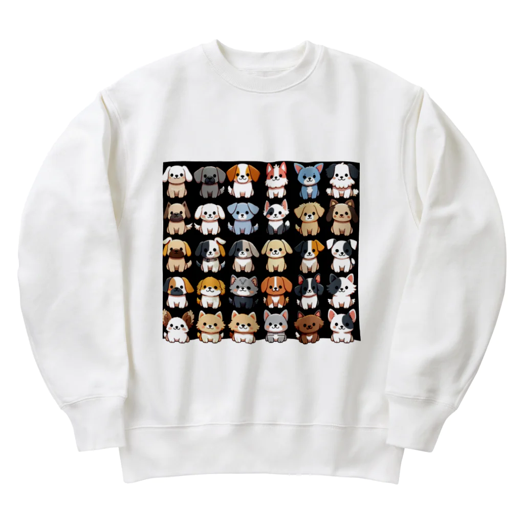 mochihouseのイッヌ大集合 Heavyweight Crew Neck Sweatshirt