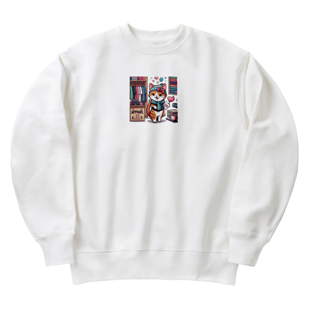 117hibikiのねこ🐾 Heavyweight Crew Neck Sweatshirt