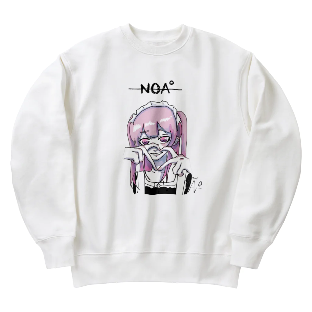 乃atoの可愛いメイドの服 Heavyweight Crew Neck Sweatshirt