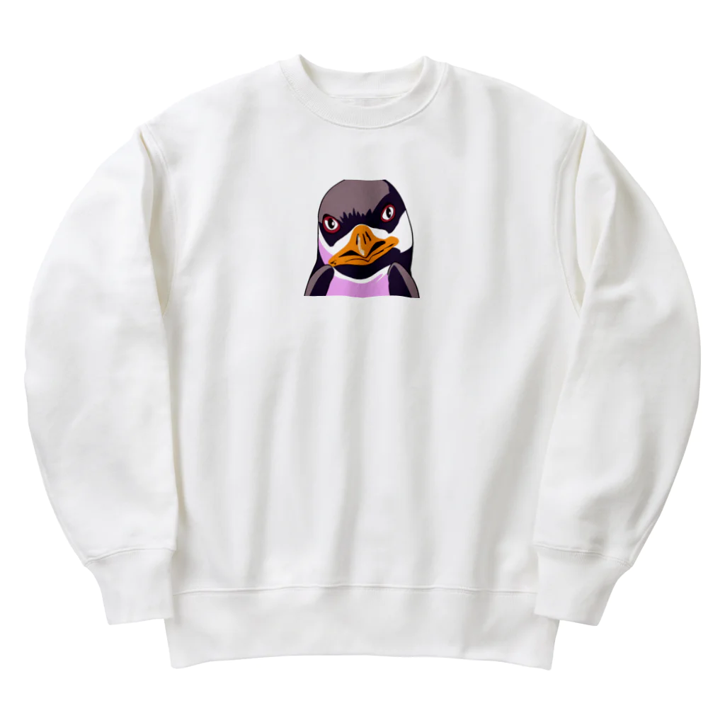 JM8の怒りのペンギン Heavyweight Crew Neck Sweatshirt