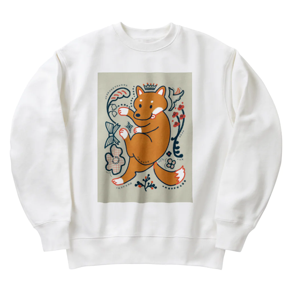 うずら舎の芝わんわん Heavyweight Crew Neck Sweatshirt