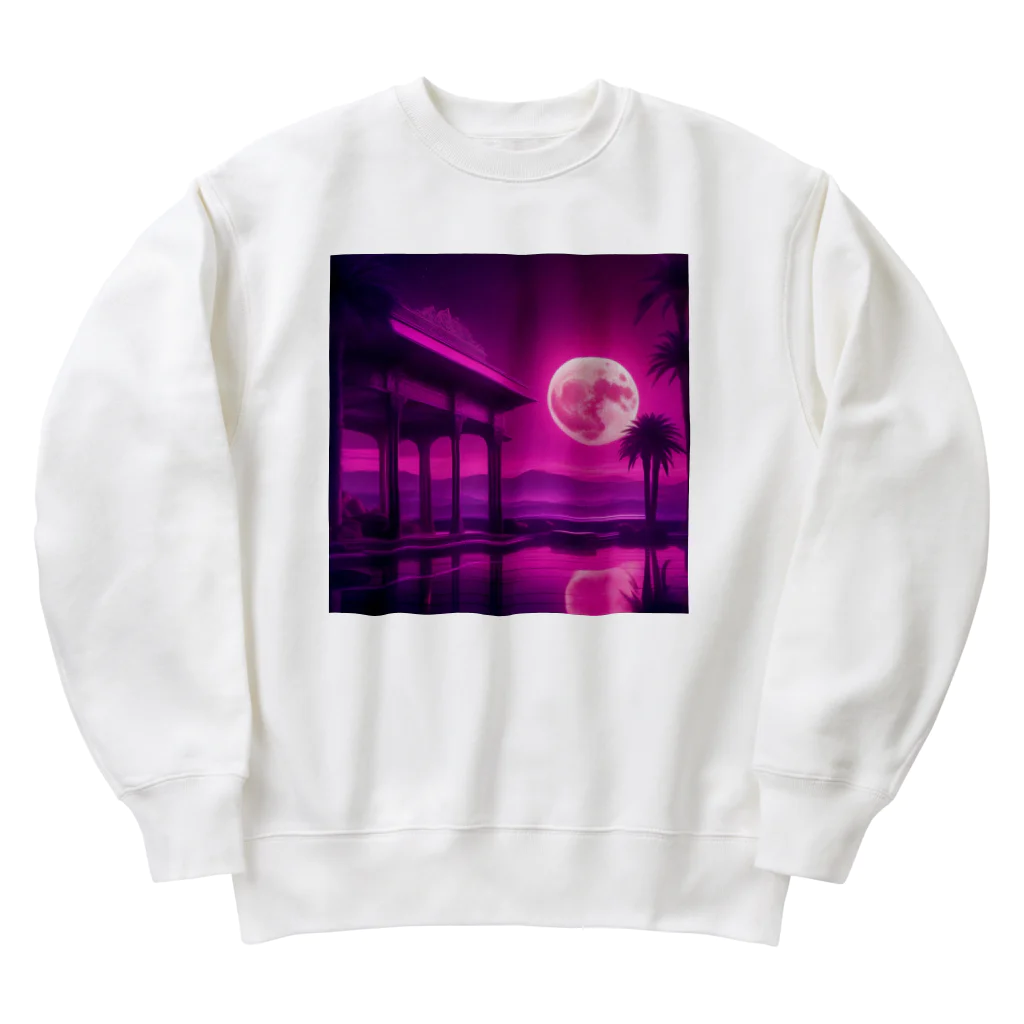 Oreno_37の砂漠の夜空 Heavyweight Crew Neck Sweatshirt