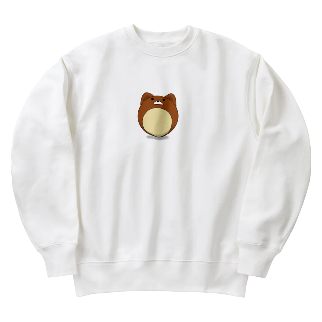 ばさぱん　web storeのアニマルボール　くまちゃん Heavyweight Crew Neck Sweatshirt