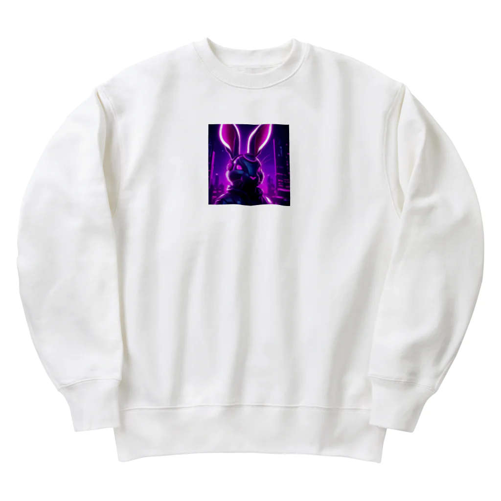 momo29vのウサギ Heavyweight Crew Neck Sweatshirt