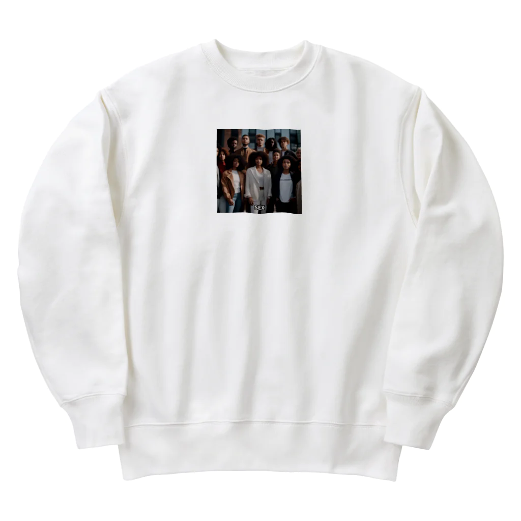 まゆのあかりのUNISEX Heavyweight Crew Neck Sweatshirt