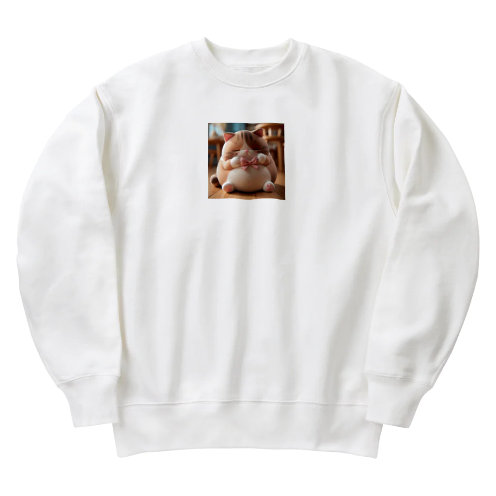 wtr3045のまるねこ15 Heavyweight Crew Neck Sweatshirt