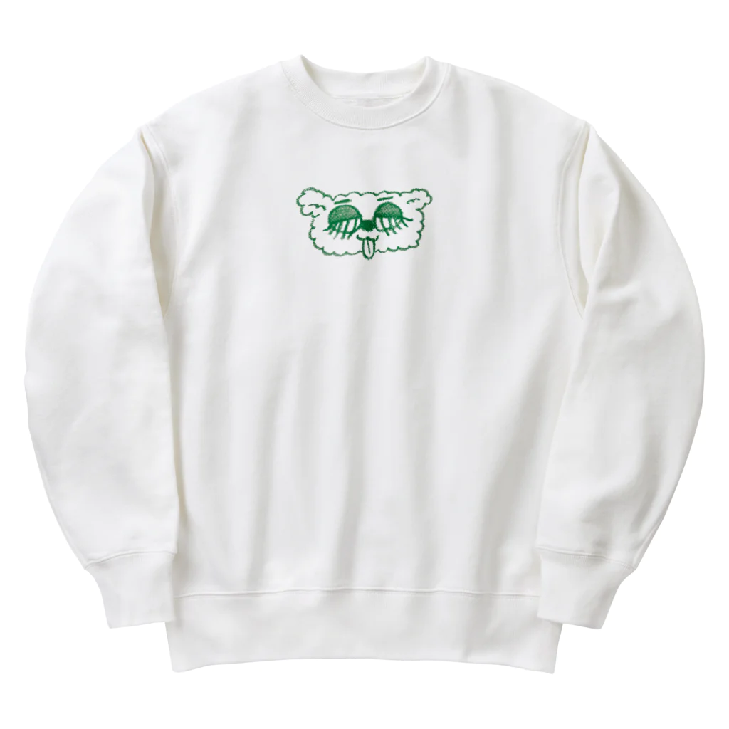 らくがきクレヨンのらくがきモコモコ Heavyweight Crew Neck Sweatshirt