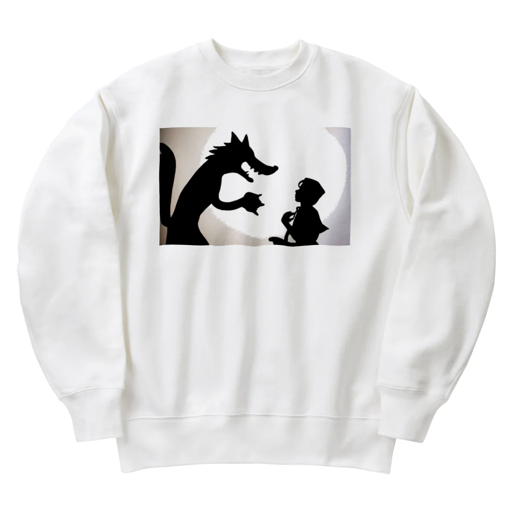 suzuri2024のりんごを一つくださいな Heavyweight Crew Neck Sweatshirt