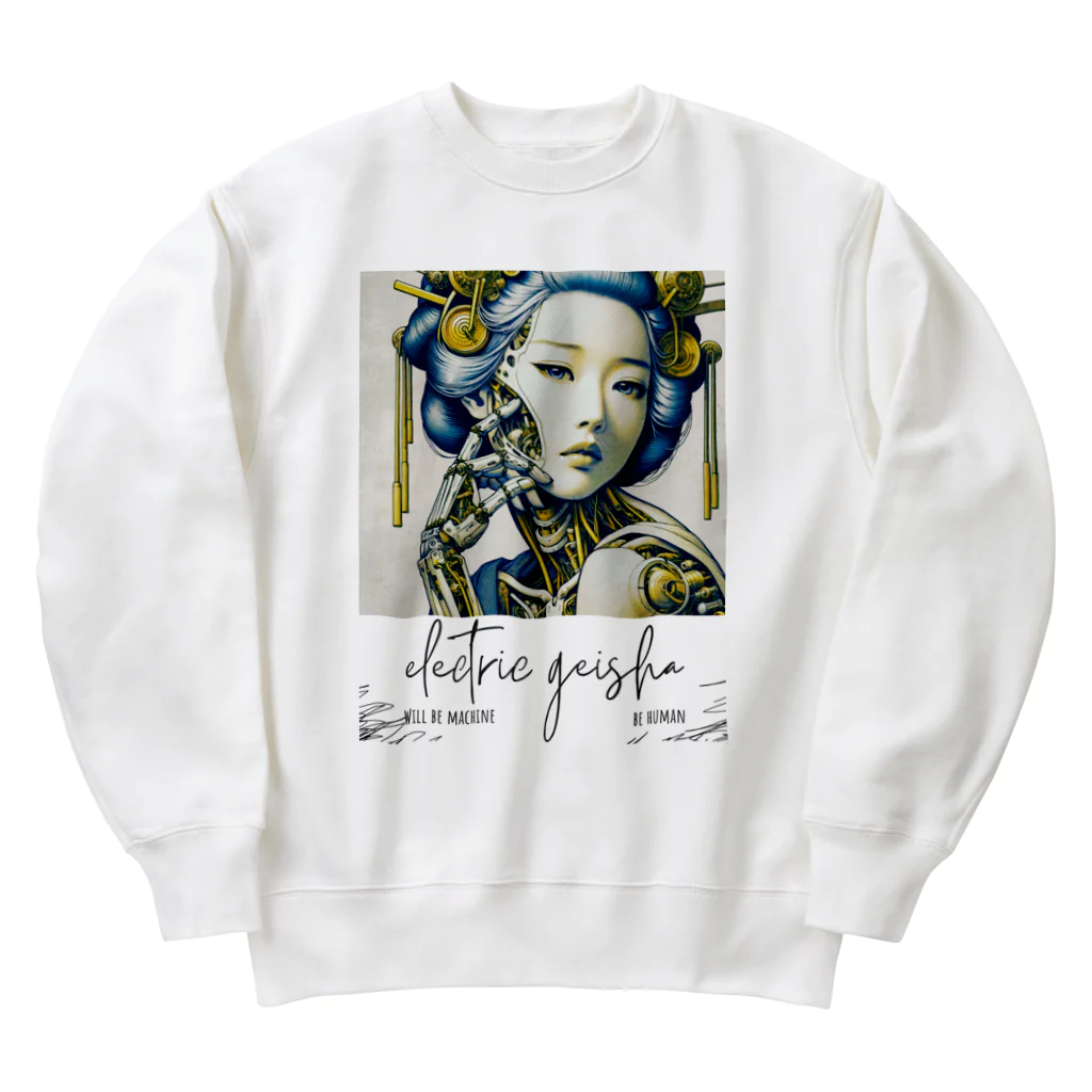 Cyber-punk-geishaのCyber Punk Geisha Heavyweight Crew Neck Sweatshirt