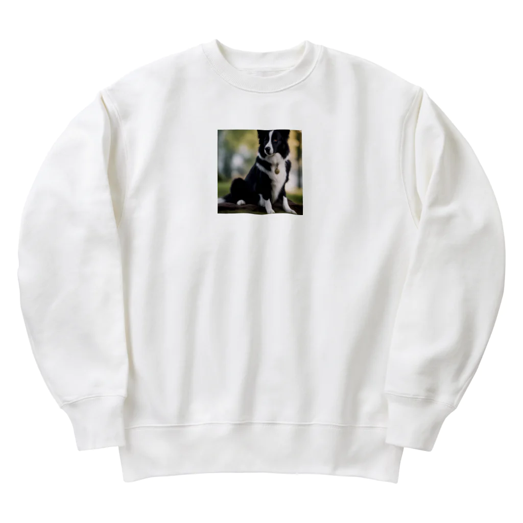 jthbcのペンダントをつけたワンちゃん Heavyweight Crew Neck Sweatshirt