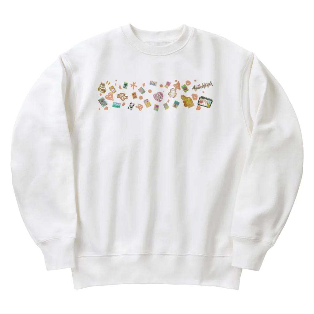 色織 彩芽 ☆4/28 START！at 横浜産貿ホール マリネリアのお絵かきクレパスコレクション Heavyweight Crew Neck Sweatshirt