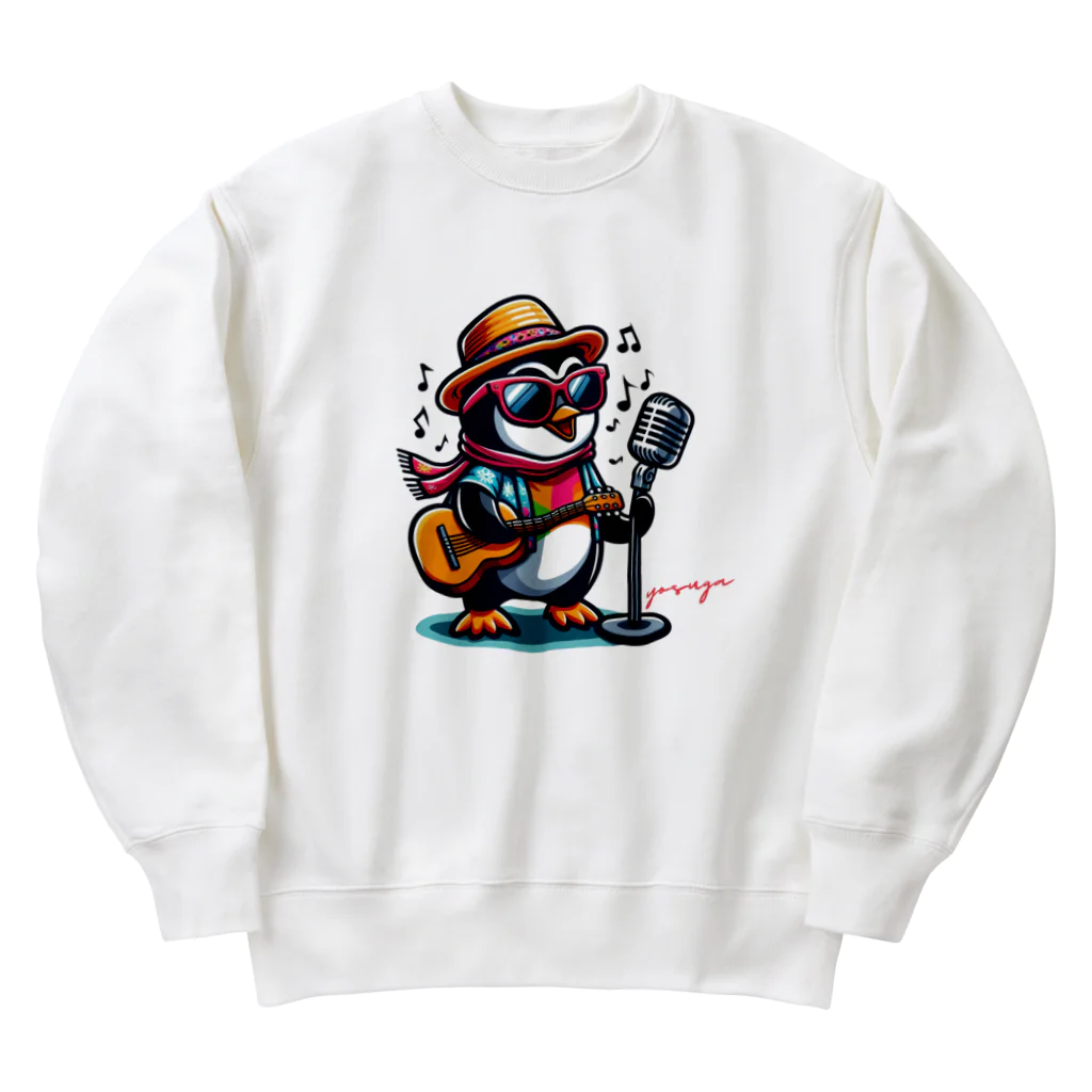 yosuga-aの陽気なペンギン Heavyweight Crew Neck Sweatshirt