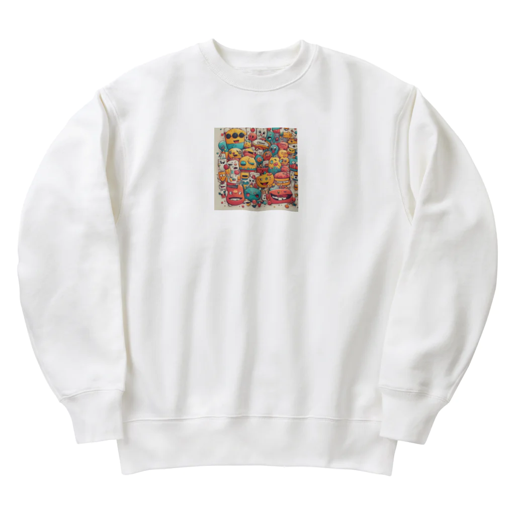 neokotaのハッピー Heavyweight Crew Neck Sweatshirt