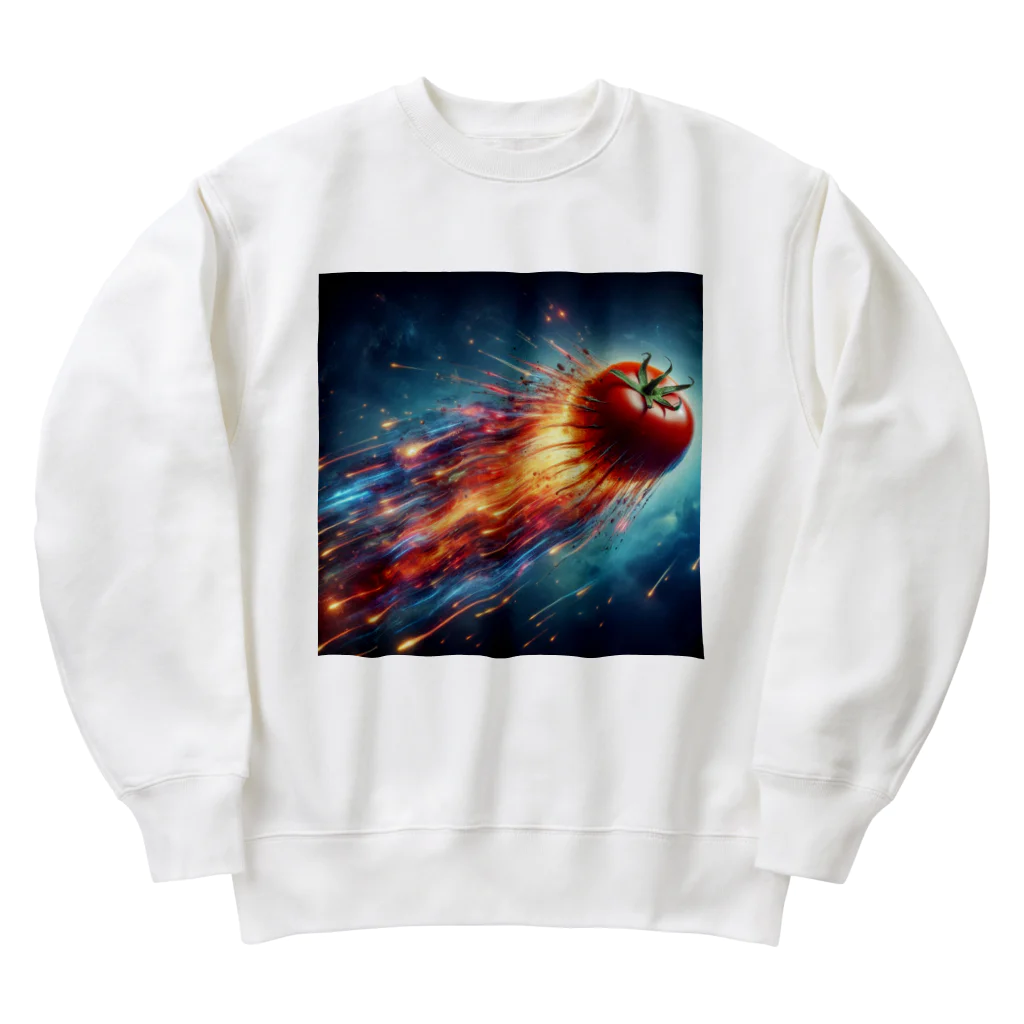 nyonsunの宝箱のトマトが世界を救う！？ Heavyweight Crew Neck Sweatshirt