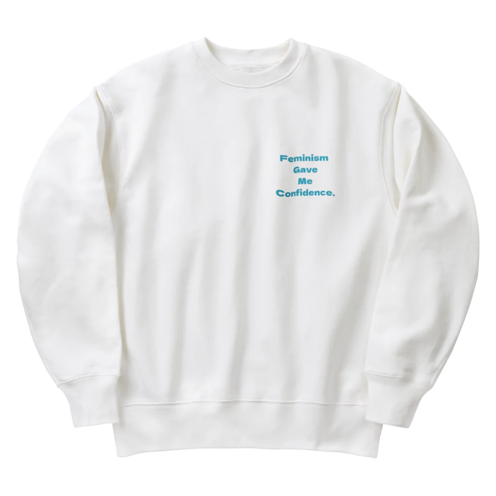 yurufemのFeminism gave me confidence Heavyweight Crew Neck Sweatshirt