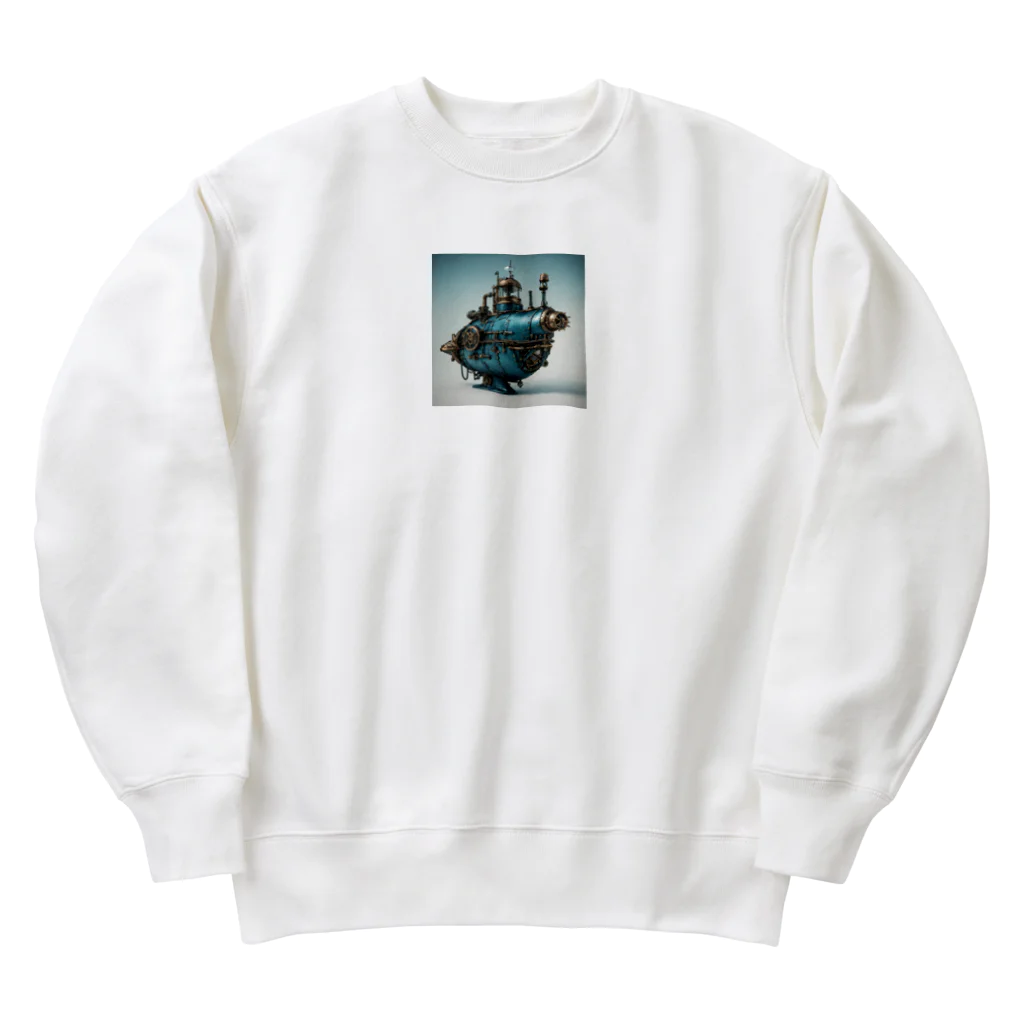 kitolonのスチームパンク潜水艦７ Heavyweight Crew Neck Sweatshirt