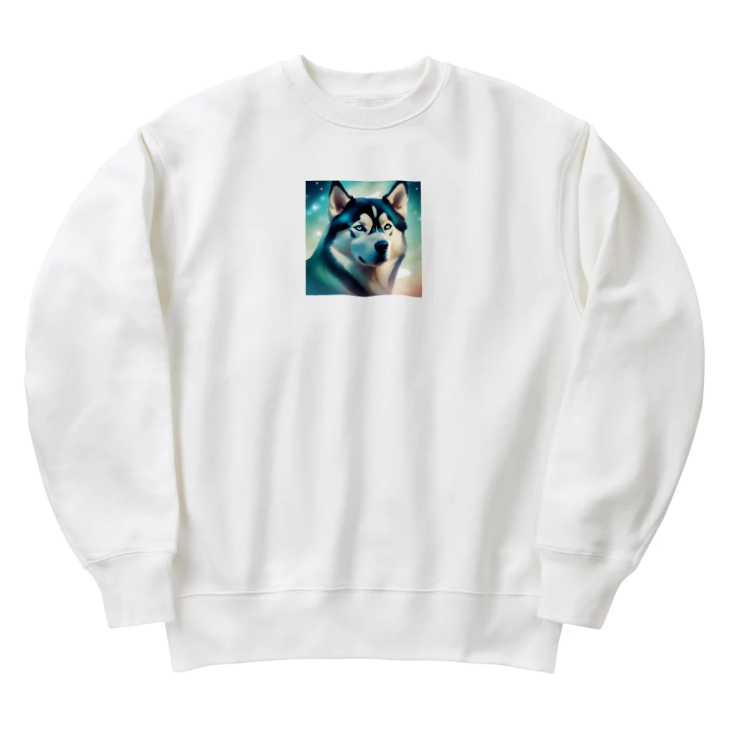 Nanalaのシベリアンハスキーグッズ Heavyweight Crew Neck Sweatshirt