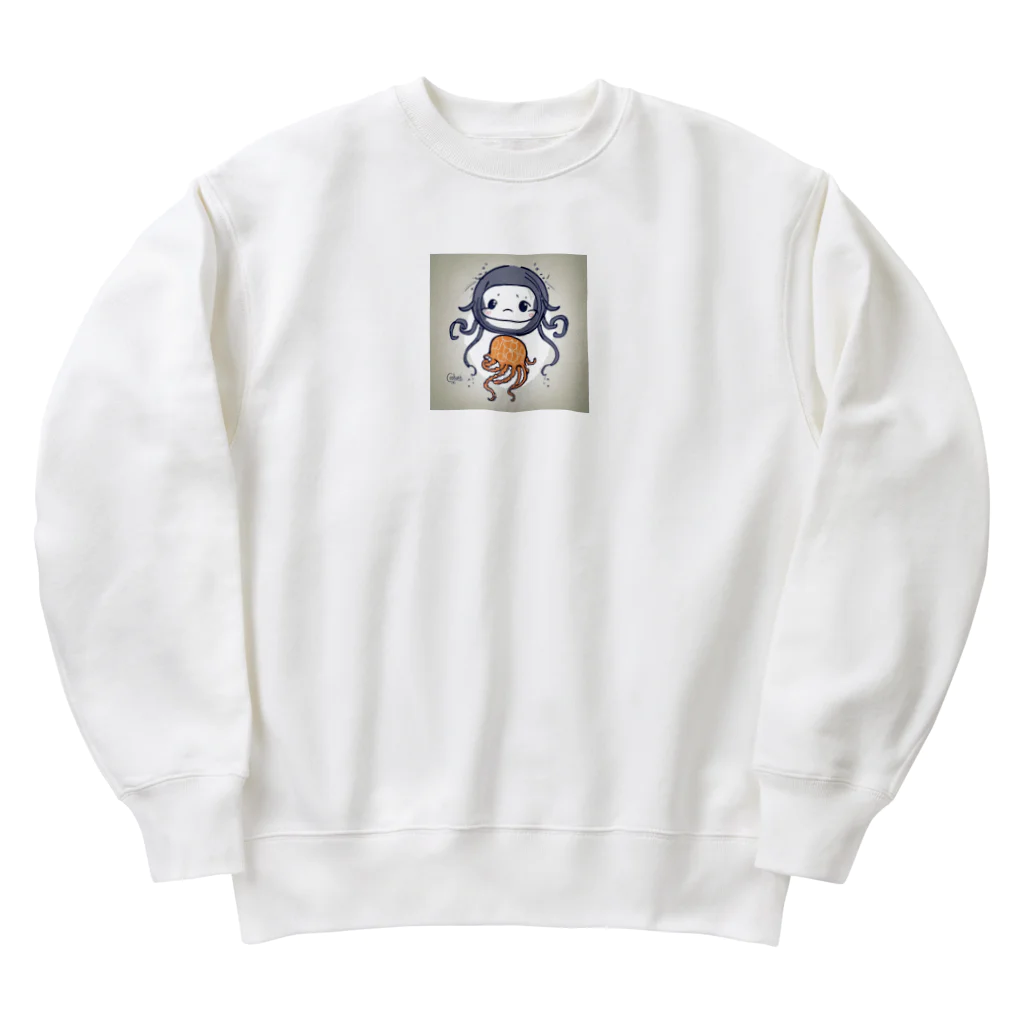 MEGROOVEのクラゲの子 Heavyweight Crew Neck Sweatshirt