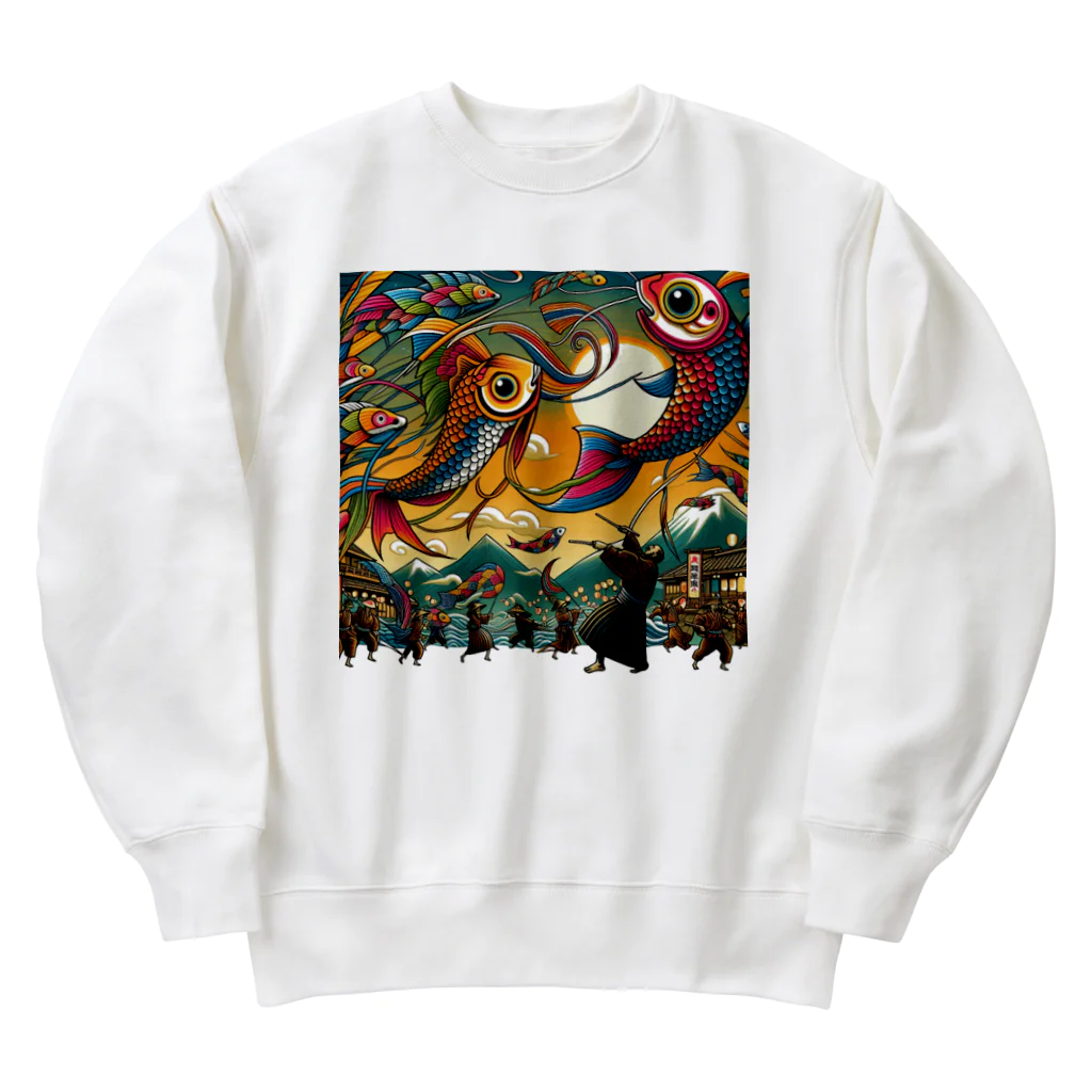 yos-1292583のカープさいしん Heavyweight Crew Neck Sweatshirt