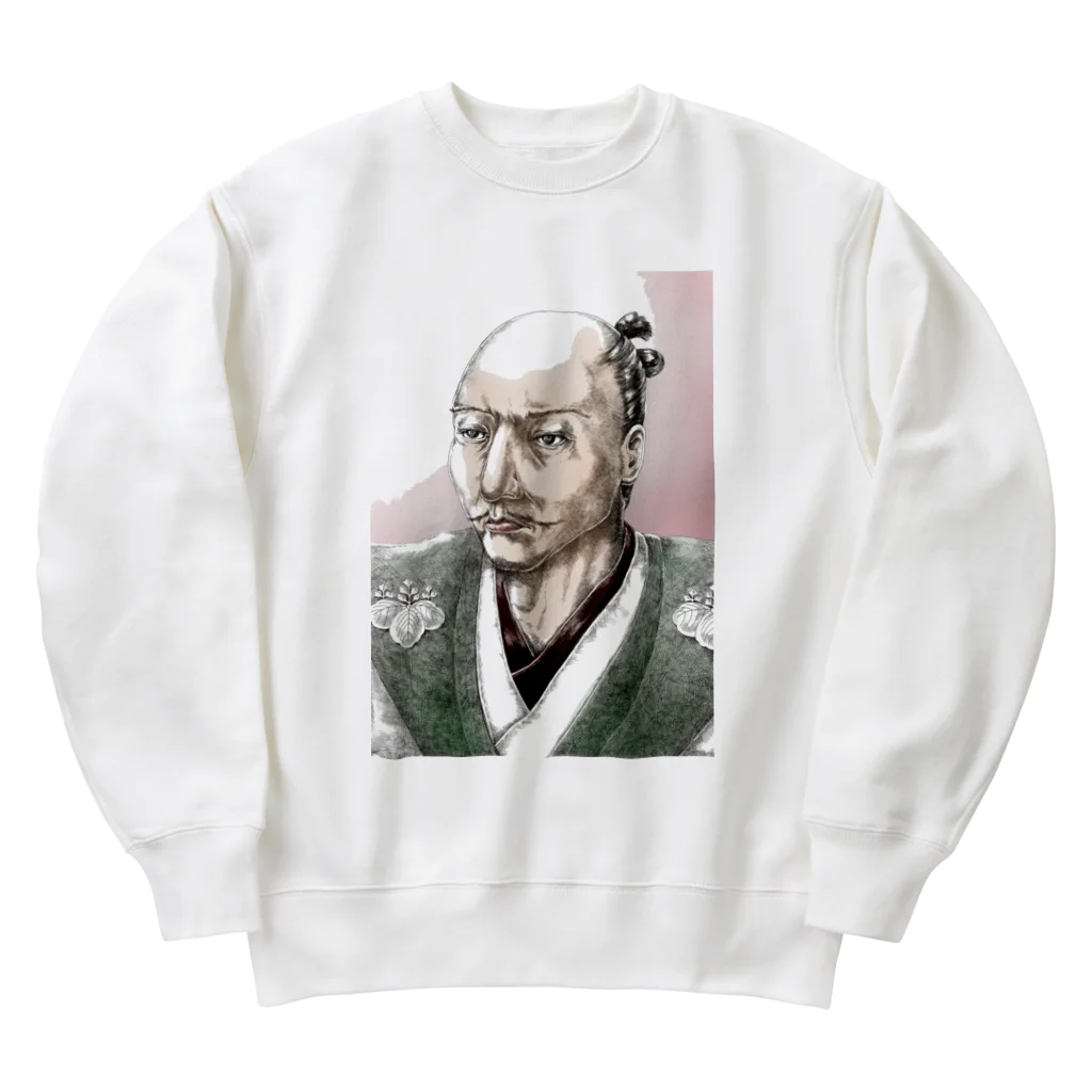 T_Bandyの織田信長 Heavyweight Crew Neck Sweatshirt