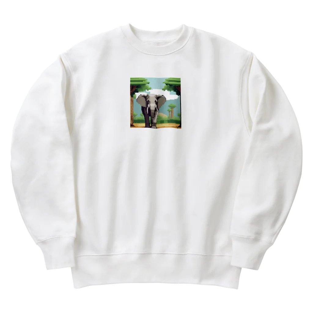 shoheiiwasaの動物園のゾウ Heavyweight Crew Neck Sweatshirt