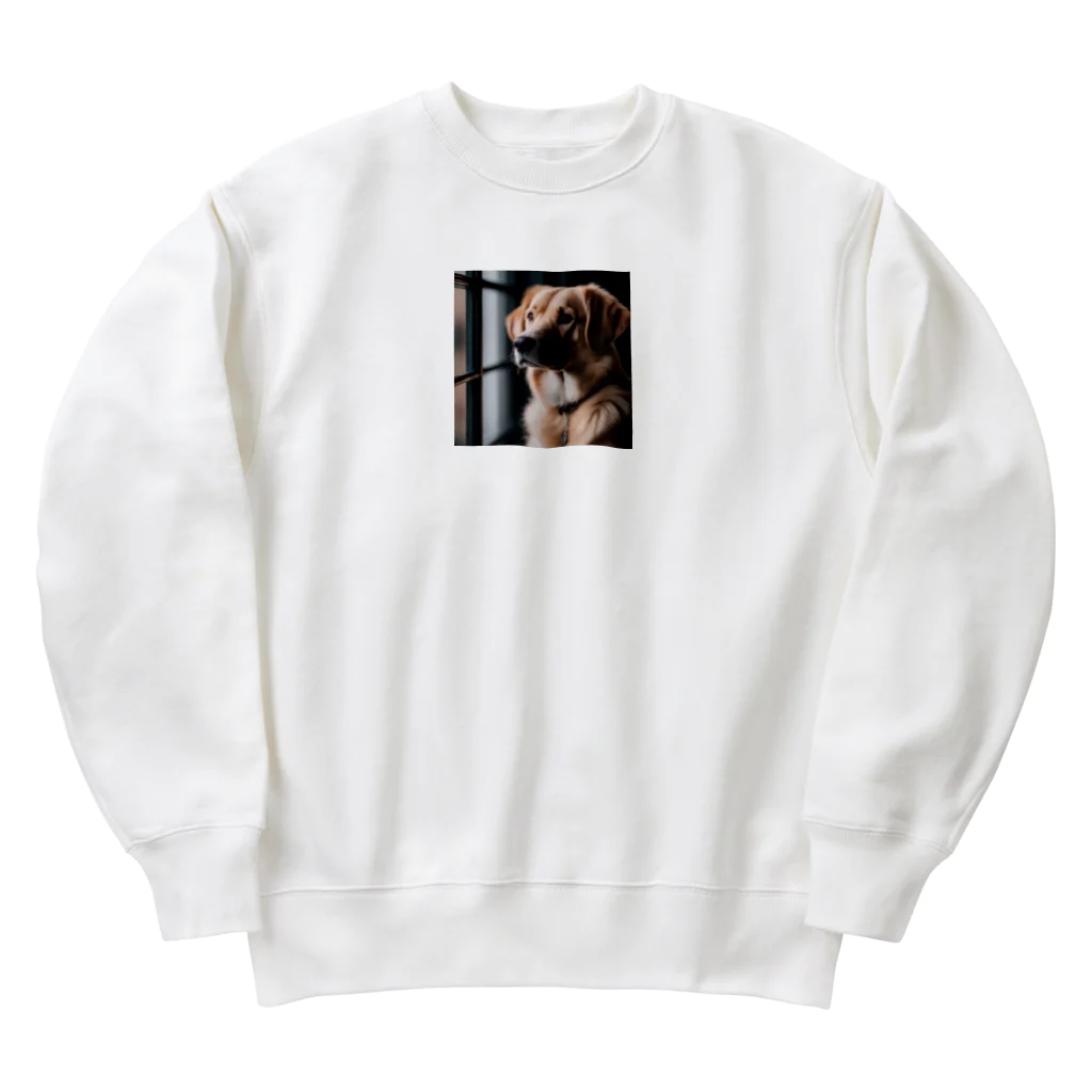 ★動物ショップ・kou2020★の犬14 Heavyweight Crew Neck Sweatshirt