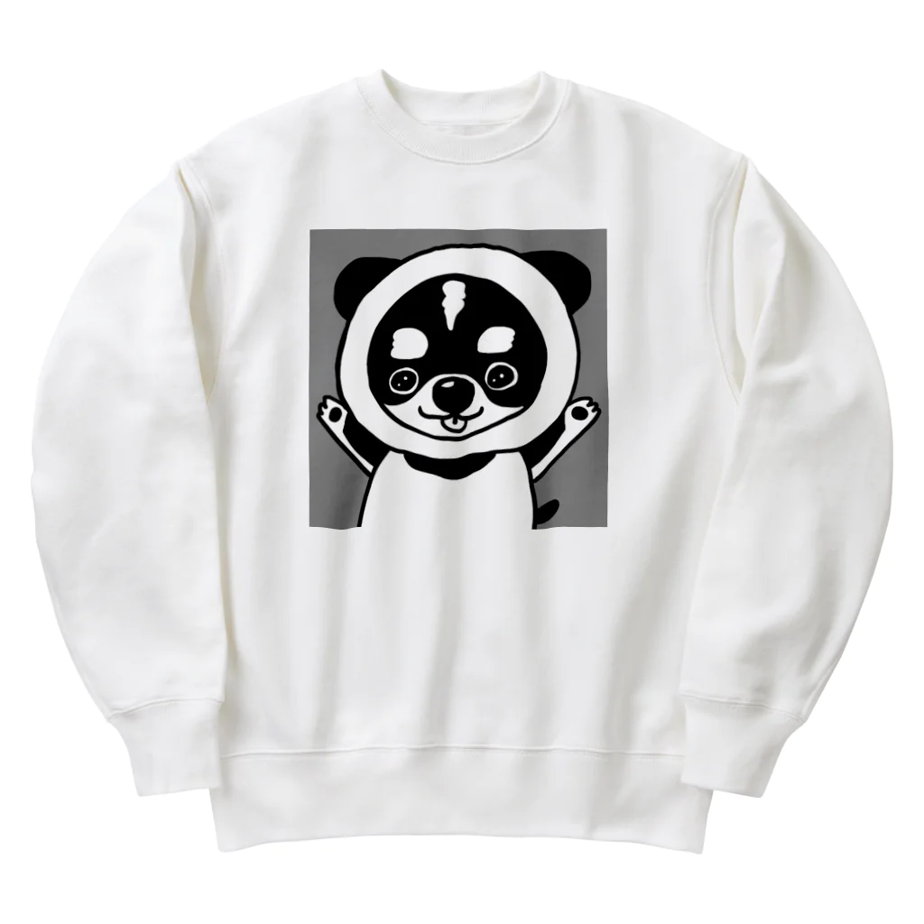 カレー屋さん。のチワパンダちゃん Heavyweight Crew Neck Sweatshirt