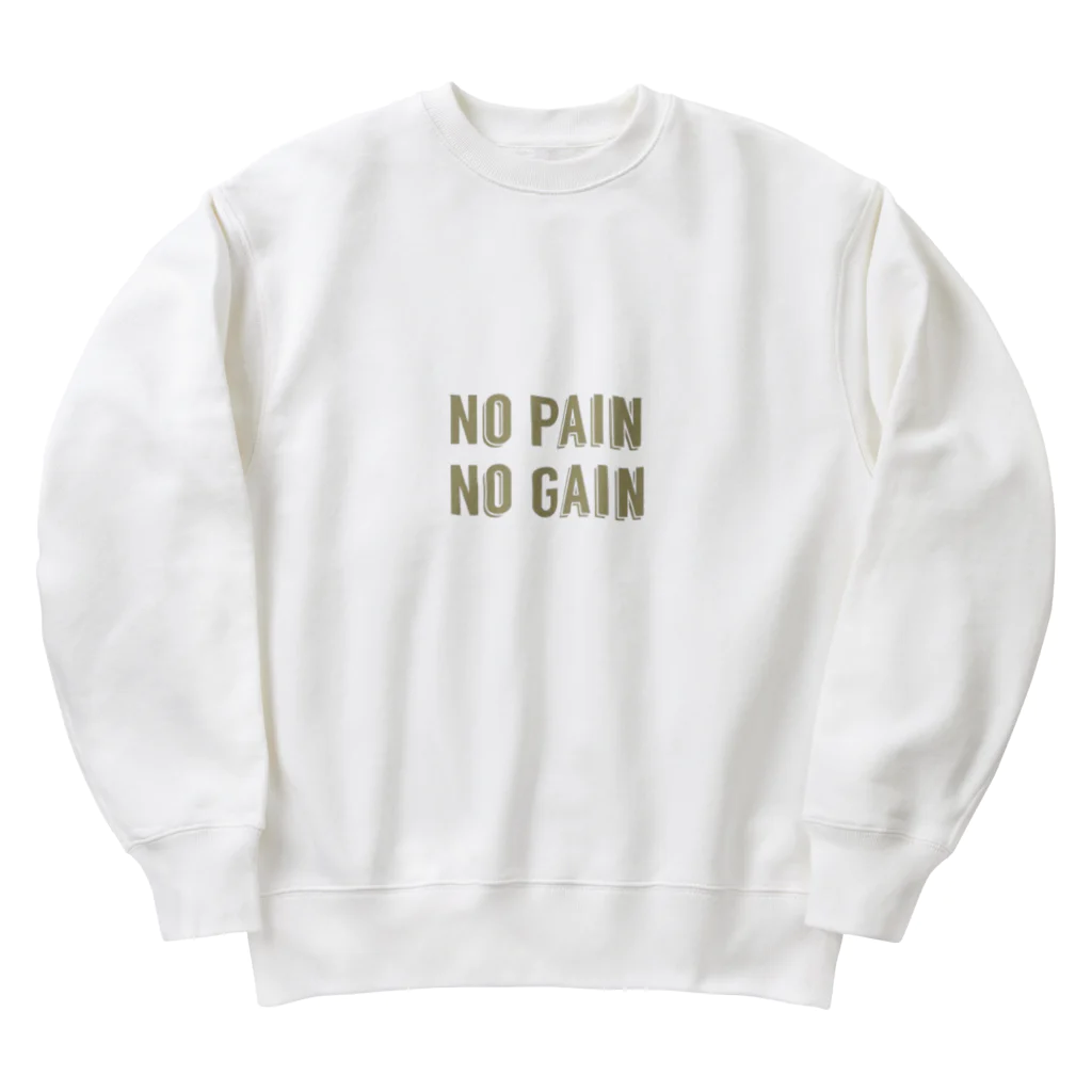 muscle_0419の痛みがなければ成果がない Heavyweight Crew Neck Sweatshirt