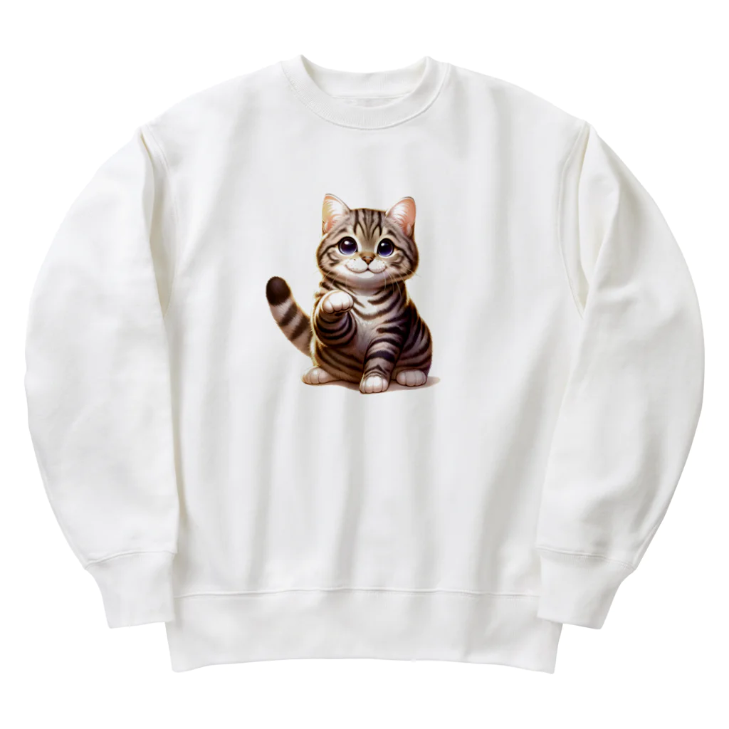 Cat Freakのトラちゃん Heavyweight Crew Neck Sweatshirt