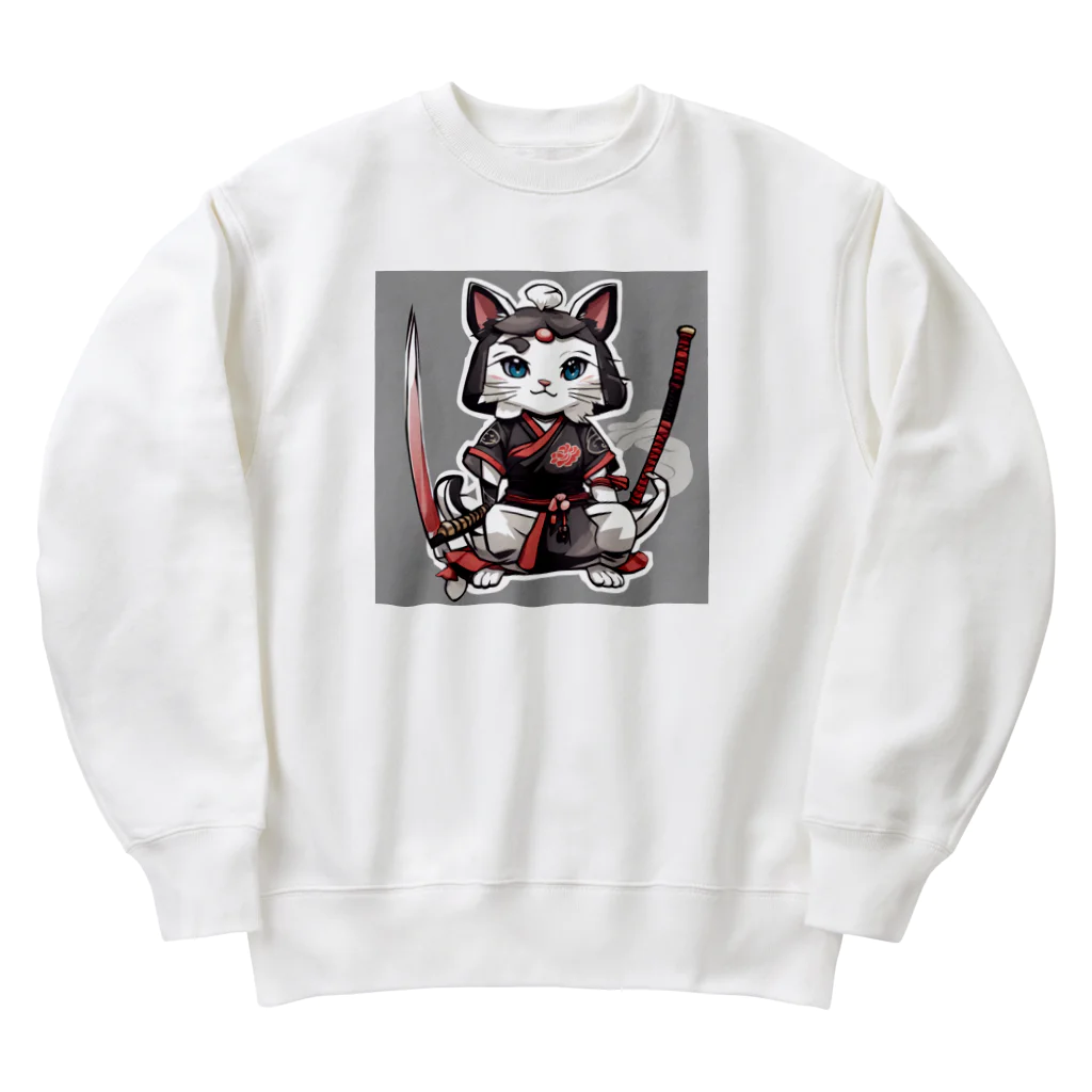 michael−skショップの猫侍 Heavyweight Crew Neck Sweatshirt