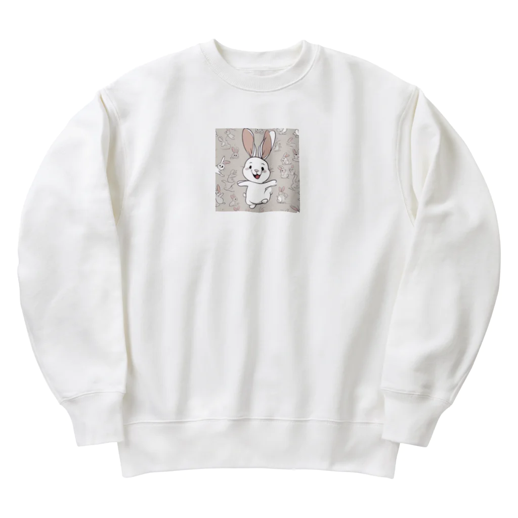 aahsrのくるくるうさくる Heavyweight Crew Neck Sweatshirt