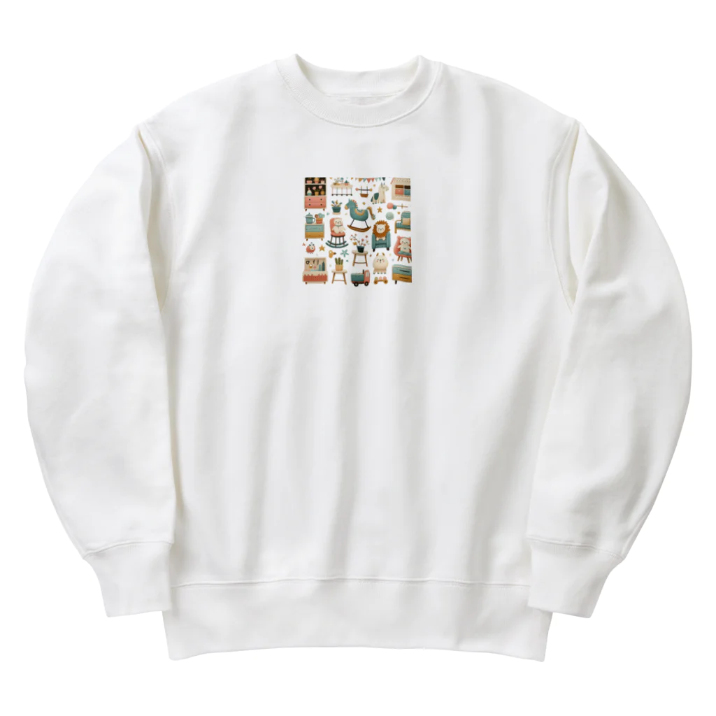 greenQの北欧の家具 Heavyweight Crew Neck Sweatshirt