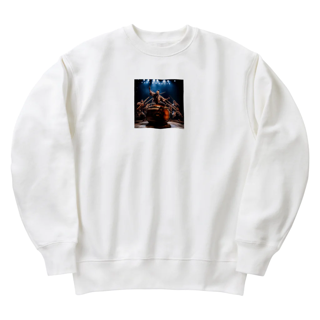 AQUAMETAVERSEの大太鼓の演奏　なでしこ1478 Heavyweight Crew Neck Sweatshirt